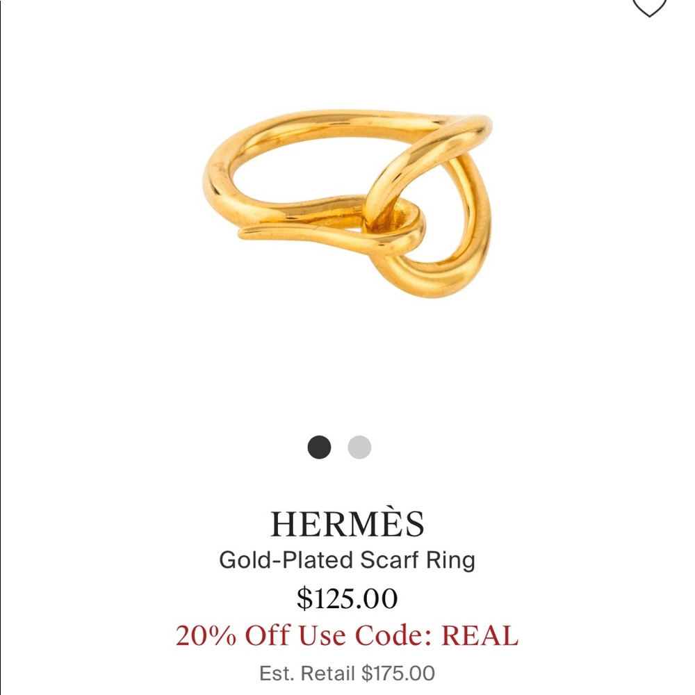 Hermès scarf ring